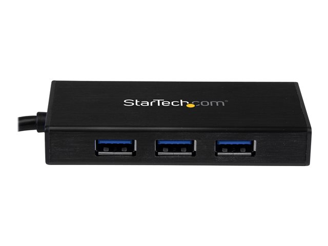 elara StarTech.com USB 3.0 Hub with Gigabit Ethernet Adapter