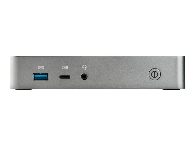 Elara StarTech.com USB-C Dock Dual Monitor 1080p HDMI Laptop Docking Station 60W Power Delivery 1x USB-C 3x USB-A Ethernet Dual HDMI Video Display USB