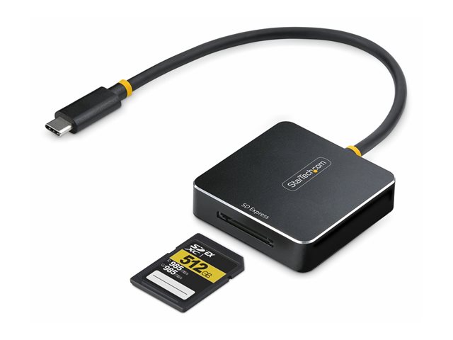 elara StarTech.com USB-C SD Express Card Reader USB 10Gbps Portable Memory Card Reader USB Type-C to Secure Digital 7.1 Adapter Works with Any Operating